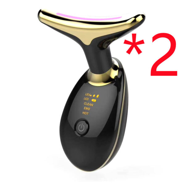 EMS Thermal Neck Lifting and Tightening Massager: Microcurrent Wrinkle Remover and LED Photon Face Beauty Device EMS Thermal Neck Lifting and Tightening Massager: Microcurrent Wrinkle Remover and LED Photon Face Beauty Device