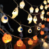 1-5m-10Led-Halloween-Light-String-Pumpkin-Skull-Eye-Balls-Ghost-Festival-Party-Lantern-Trick-Or-1 Illuminate Your Halloween with our 10-Led Light String Decor