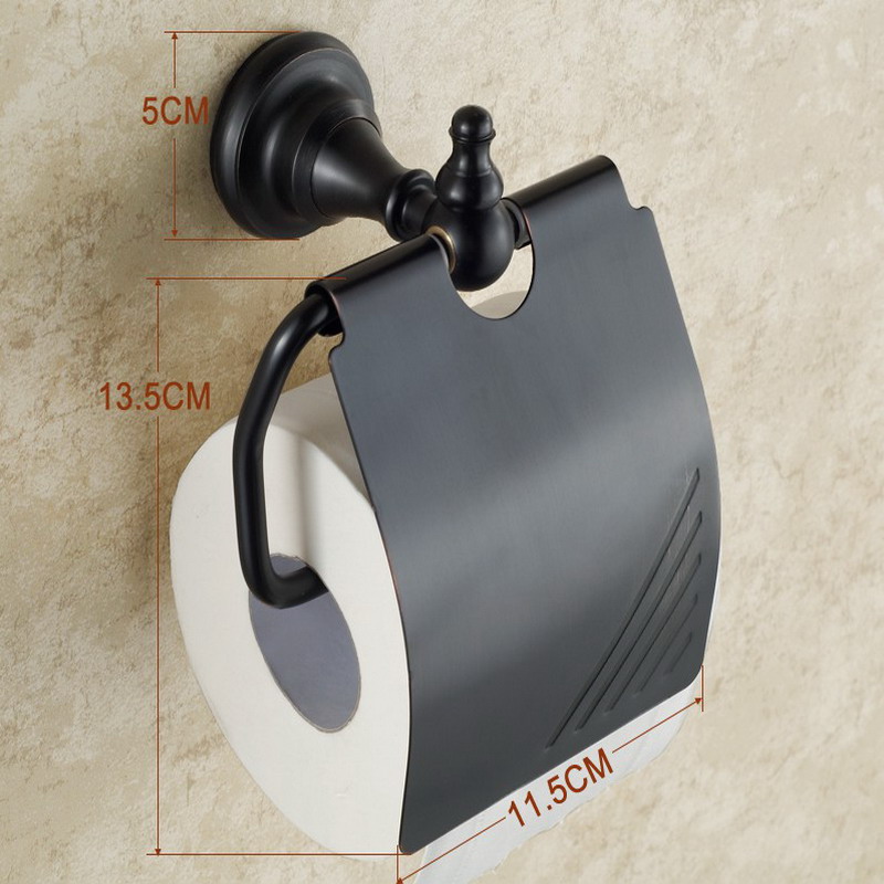 Oil Rubbed Bronze Bathroom Hardware Set | Robe Hook, Towel Rail, Rack, Bar, Shelf, Paper Holder, Toothbrush Holder - Bathroom Accessories