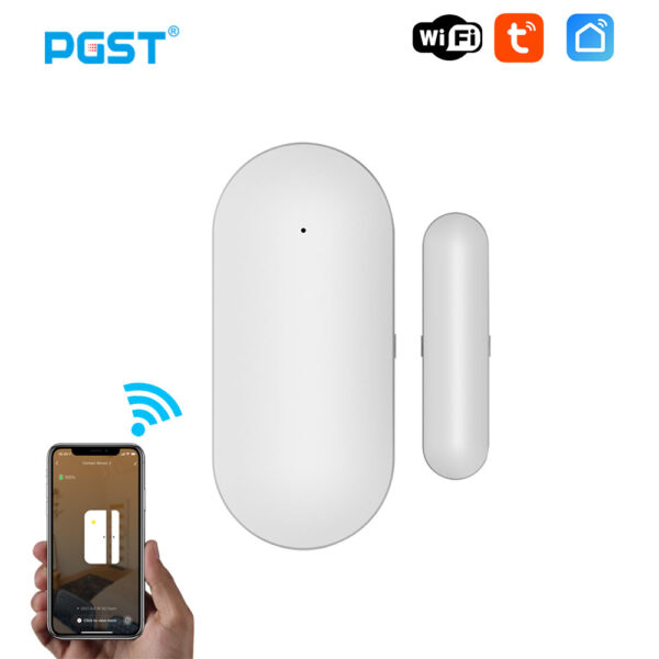 PGST-PB69-Tuya-Smart-Home-WiFi-Door-Sensor-App-Notification-Window-Detector-Security-Protection-Alert-Security Tuya Smart Home WiFi Door Sensor