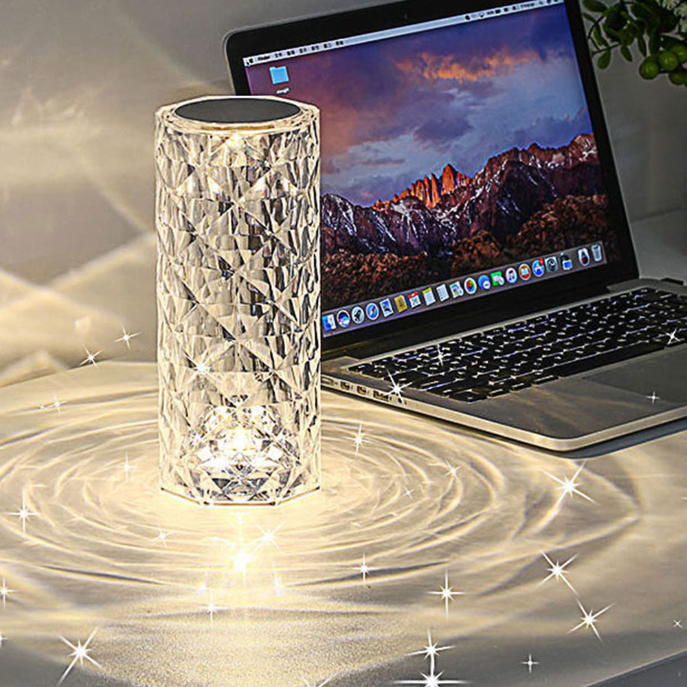 LED Rose Light Projector - Romantic Diamond Atmosphere Lamp LED Rose Light Projector - Romantic Diamond Atmosphere Lamp