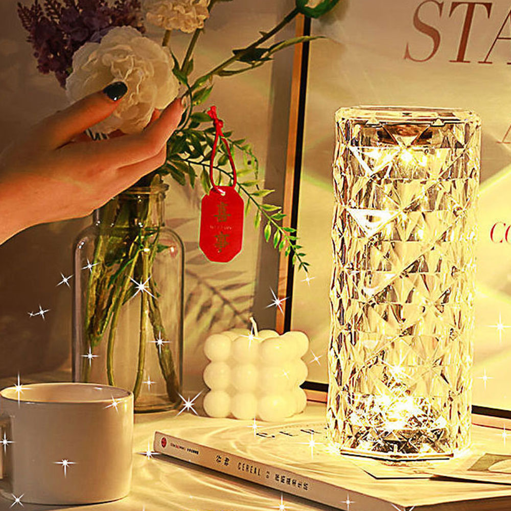 LED Rose Light Projector - Romantic Diamond Atmosphere Lamp LED Rose Light Projector - Romantic Diamond Atmosphere Lamp
