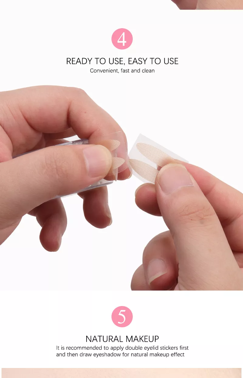 Double Fold Eyelid Tape Stickers - S/L Makeup Adhesive Strips Double Fold Eyelid Tape Stickers - S/L Makeup Adhesive Strips