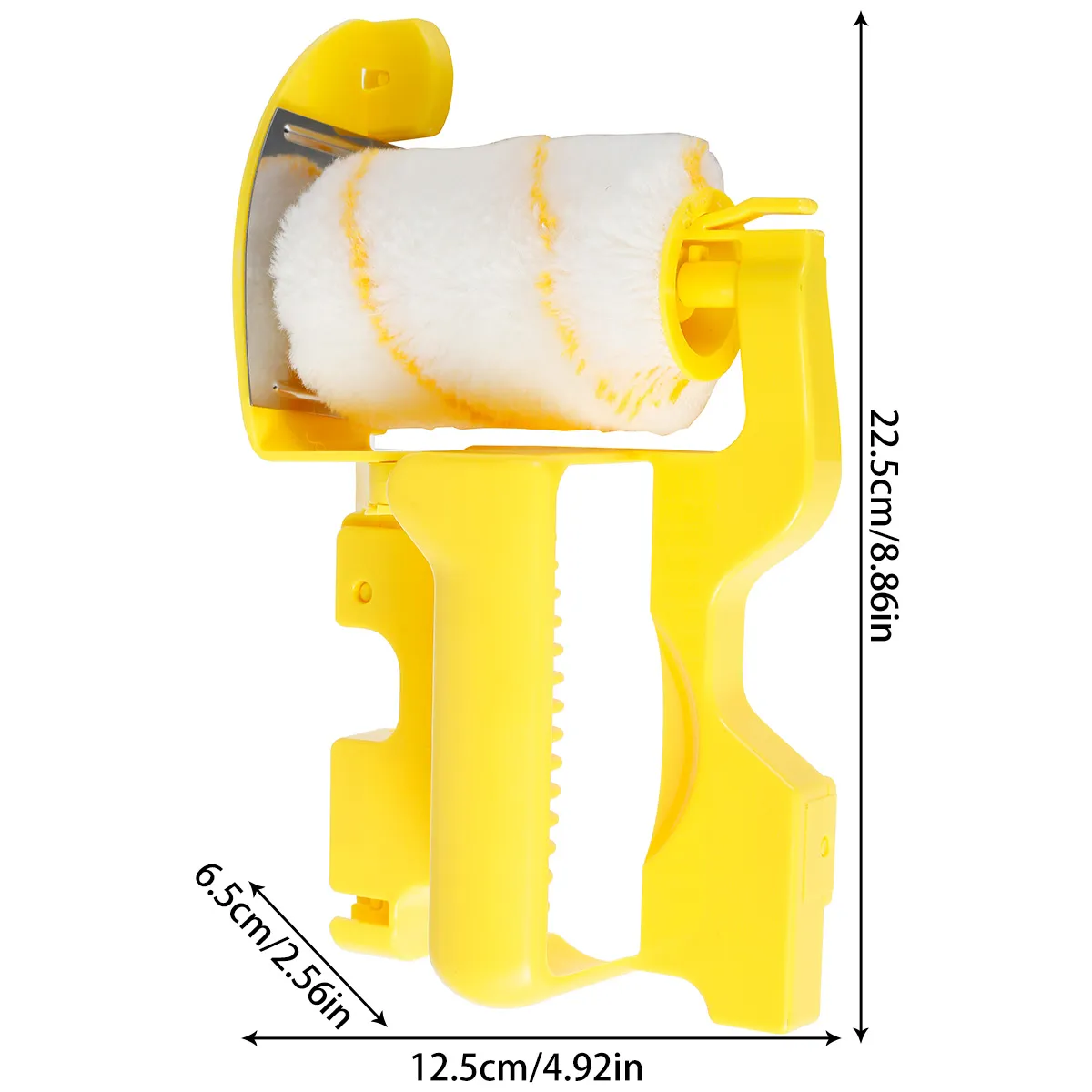 Clean-Cut Paint Roller Brush - Hand-Held Edger Tool for Home Painting Clean-Cut Paint Roller Brush - Hand-Held Edger Tool for Home Painting