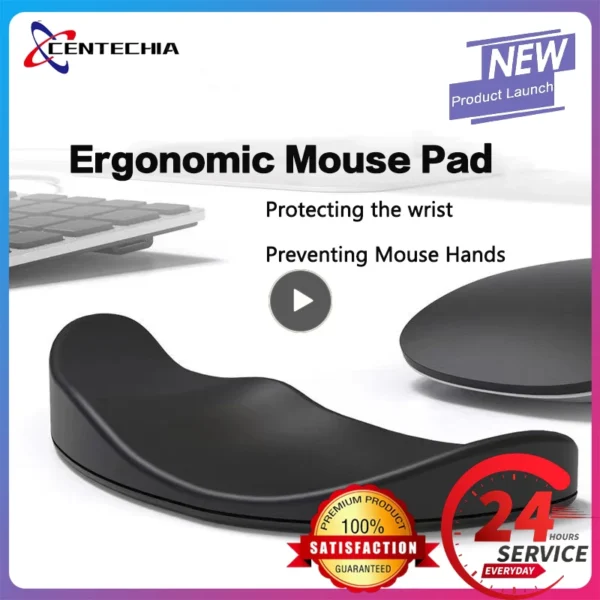 Ergonomic-Mouse-Pad-Wrist-Pad-Silicon-Gel-Non-slip-Wrist-Rest-Support-Mat-Computer-Mousepad-For Ergonomic Mouse Pad Wrist Support