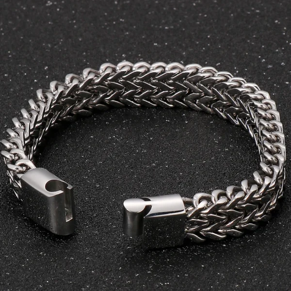 kf-H5a585c0035bb4f6889d12298a2403266c Men's Bracelets: Stylish 12MM Double Row Chain in 6 Colors