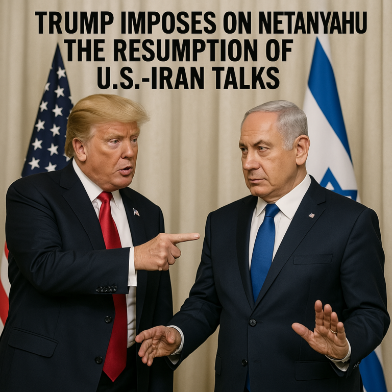 Donald Trump Imposes on Benjamin Netanyahu the Resumption of U.S.-Iran Talks Donald Trump Imposes on Benjamin Netanyahu the Resumption of U.S.-Iran Talks