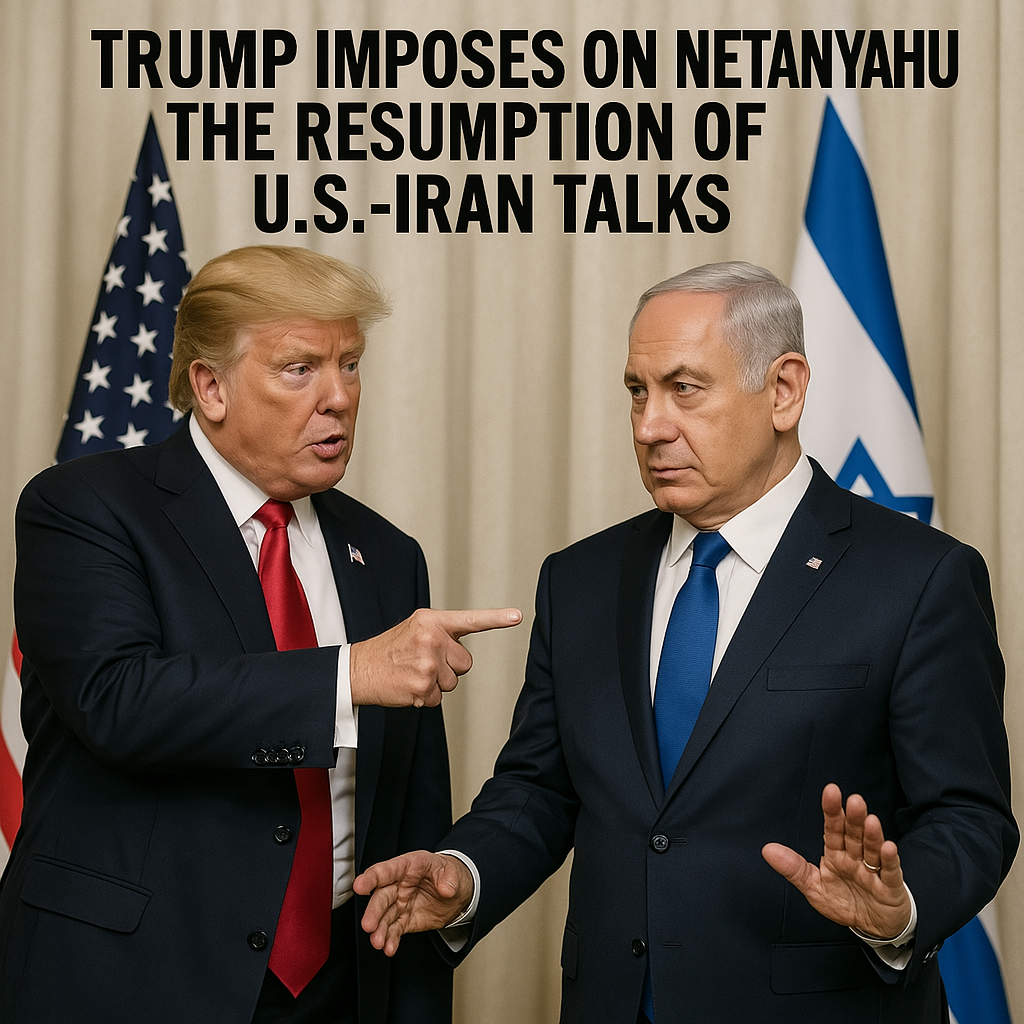 Donald Trump Imposes on Benjamin Netanyahu the Resumption of U.S.-Iran Talks Donald Trump Imposes on Benjamin Netanyahu the Resumption of U.S.-Iran Talks